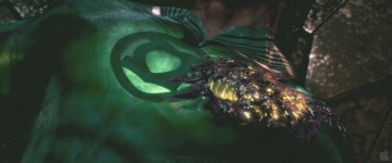 Green Lantern Abin Sur is mortally wounded by Parallax