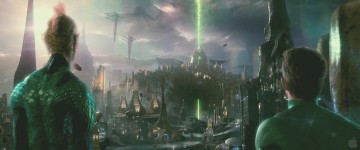 Hal Jordan is taken to Oa, planet of the Green Lantern Corps.