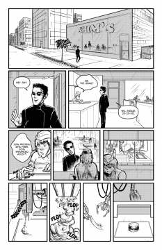 Agent S visits a burger shop