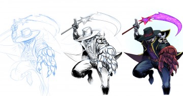 Example of commissioned art using Manga Studio 5